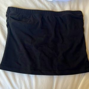 Zenana Outfitters Black Tube Top, Size Large